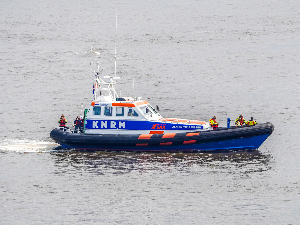 De KNRM is ook een zeer gewaardeerde aanwezigheid