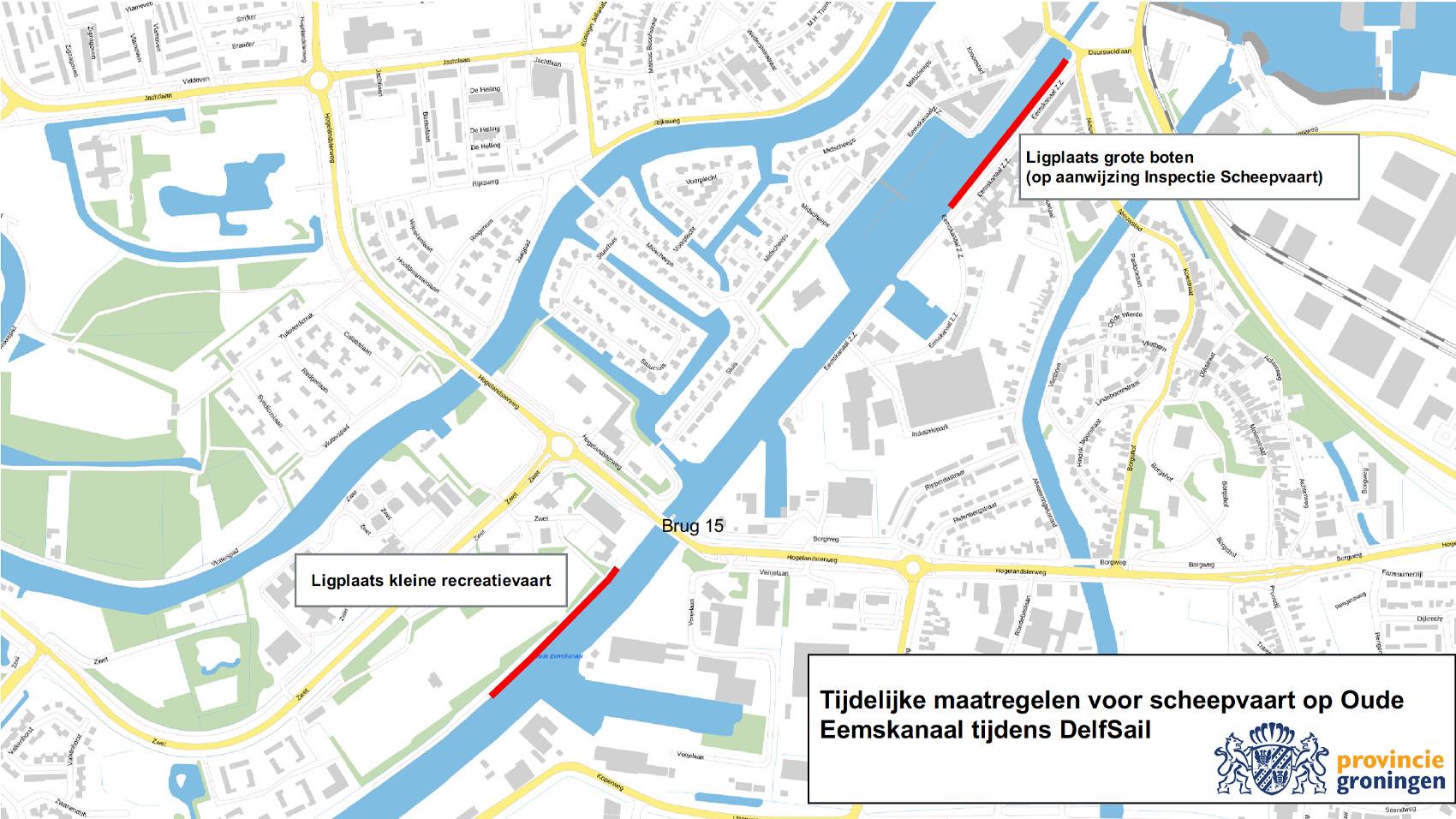 Maatregelen pleziervaart Oude Eemskanaal